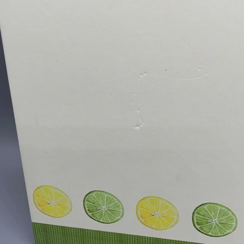 Hallmark Lemon Lime Menu & Recipe Organizer Takeout Menu Recipe Spiral Organizer